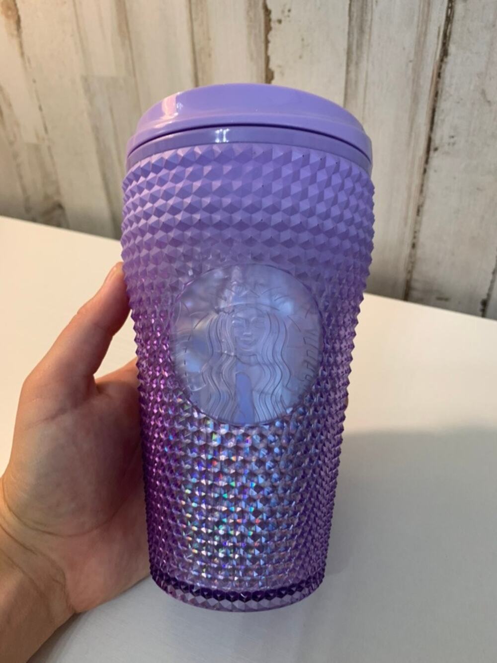 Starbucks Purple Ombre Studded Tumbler w/ Lid 16 oz